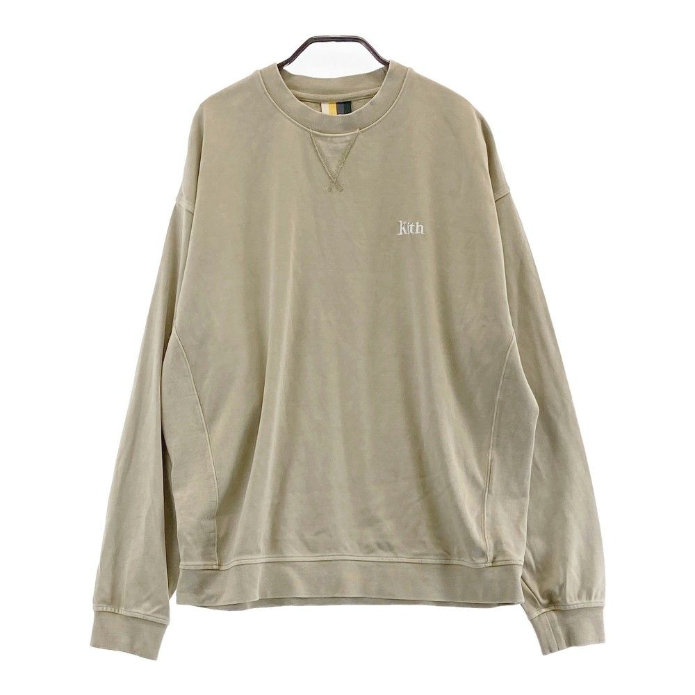 KITH ベージュ クルーネック トレーナー