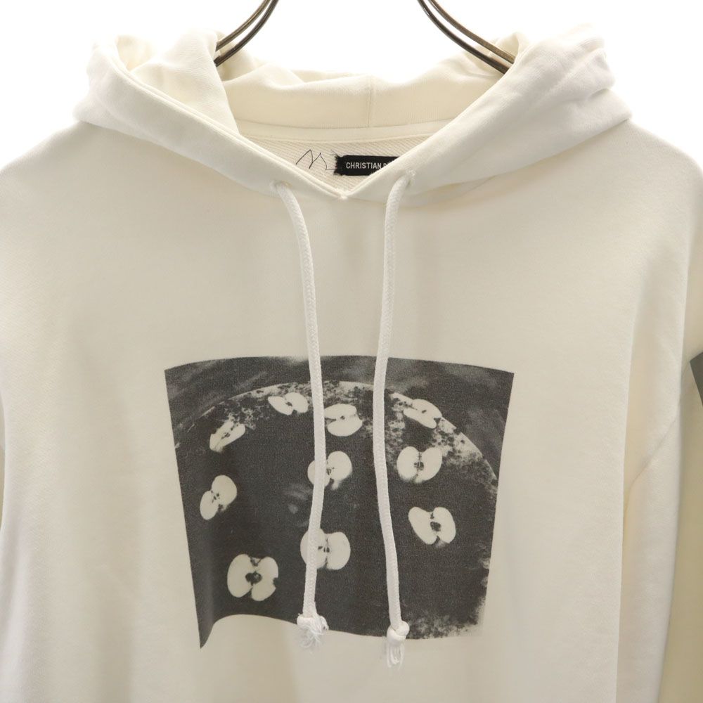 クリスチャンダダ 日本製 荒木経惟 コラボ 長袖 スウェットパーカー 48