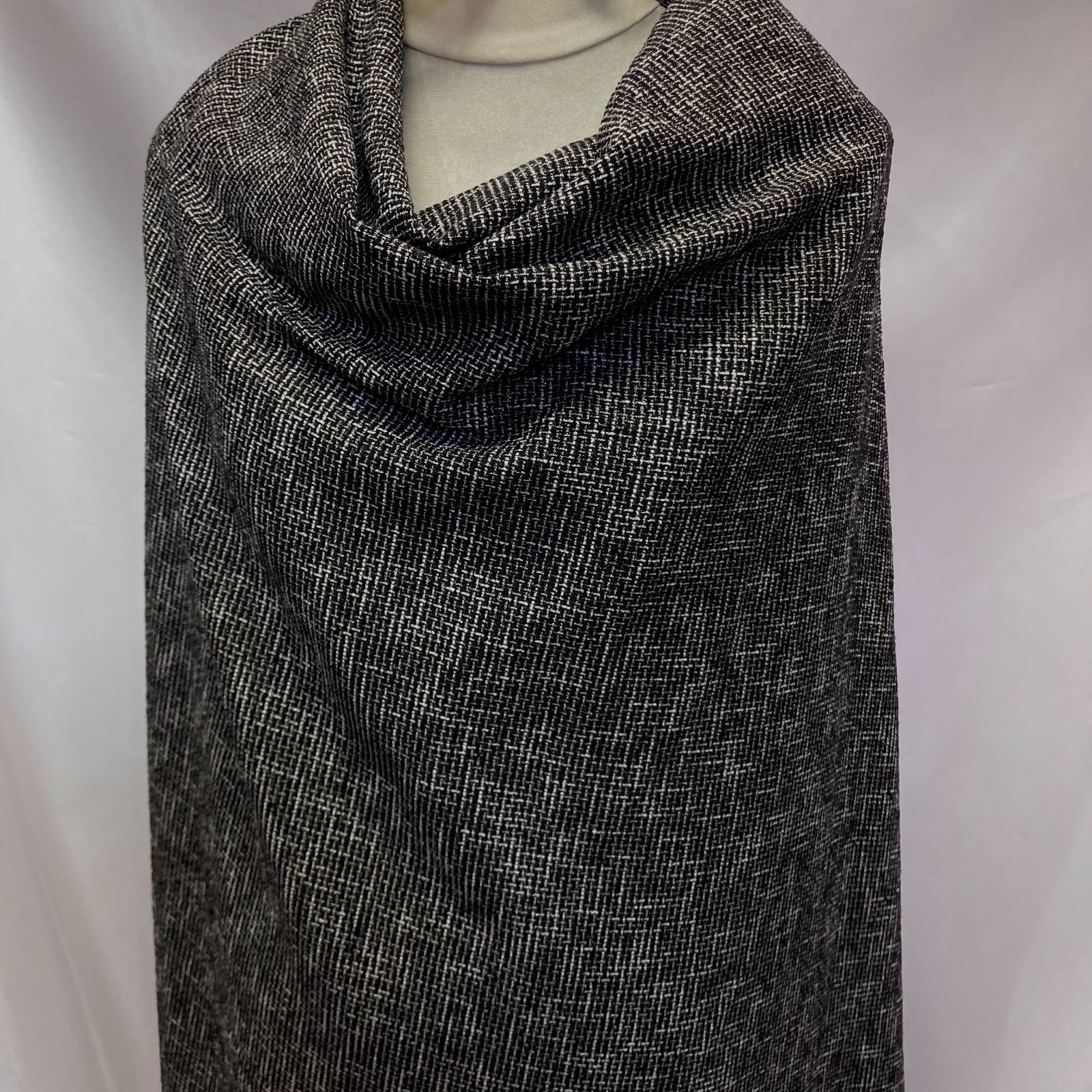 1502】イタリア製ウール混ツイード生地 約95㎝ - メルカリ 