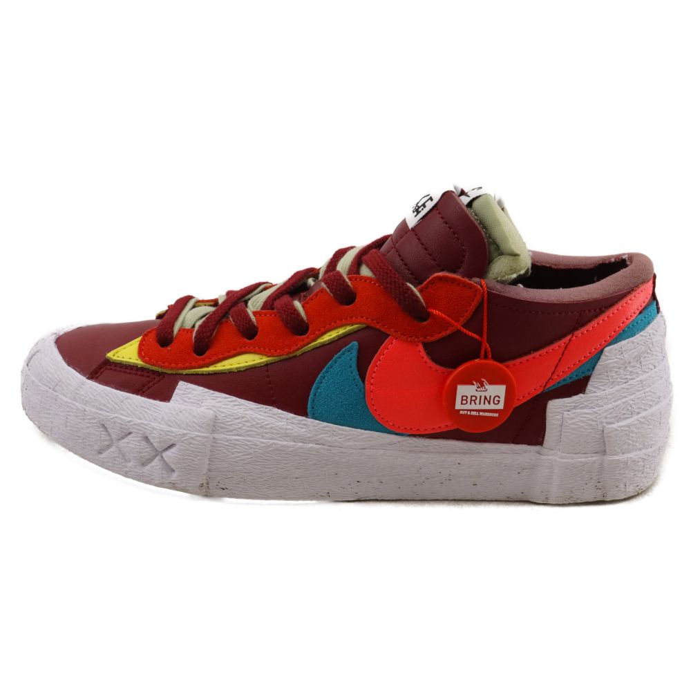 NIKE (ナイキ) ×sacai×KAWS BLAZER LOW TEAM RED サカイ ブレーザー ローカットスニーカー マルチカラー US9.5/27.5cm DM7901-600