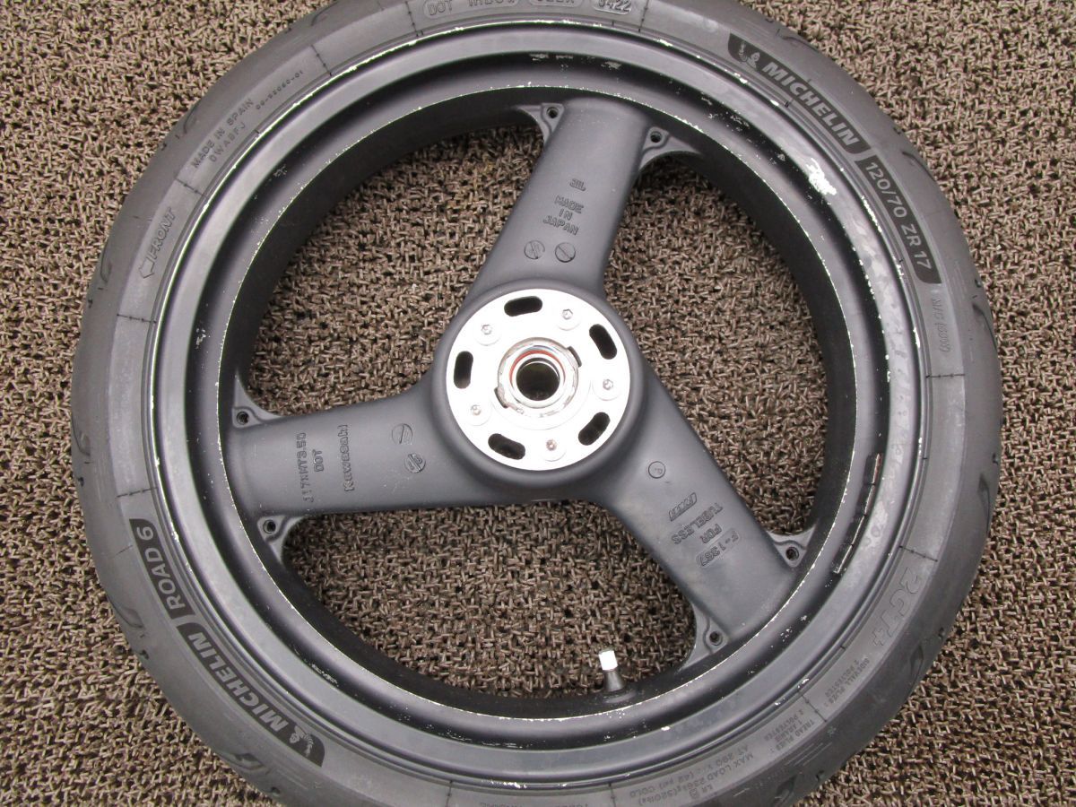 ZRX1100 フロントホイール □A5799 ZRT10C カワサキ ZXT10CE キャブ車 WWW_NOITHATQUANGTHANH_NET