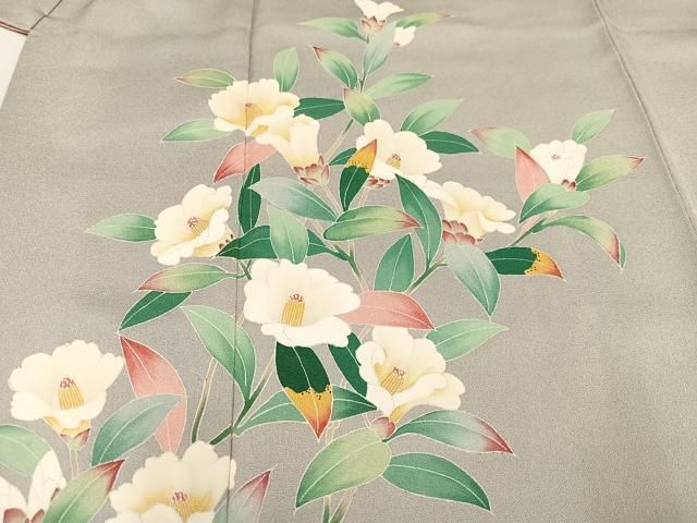 平和屋着物□訪問着 草花文 金彩 松坂屋扱い 正絹 逸品 DAAS8460qp