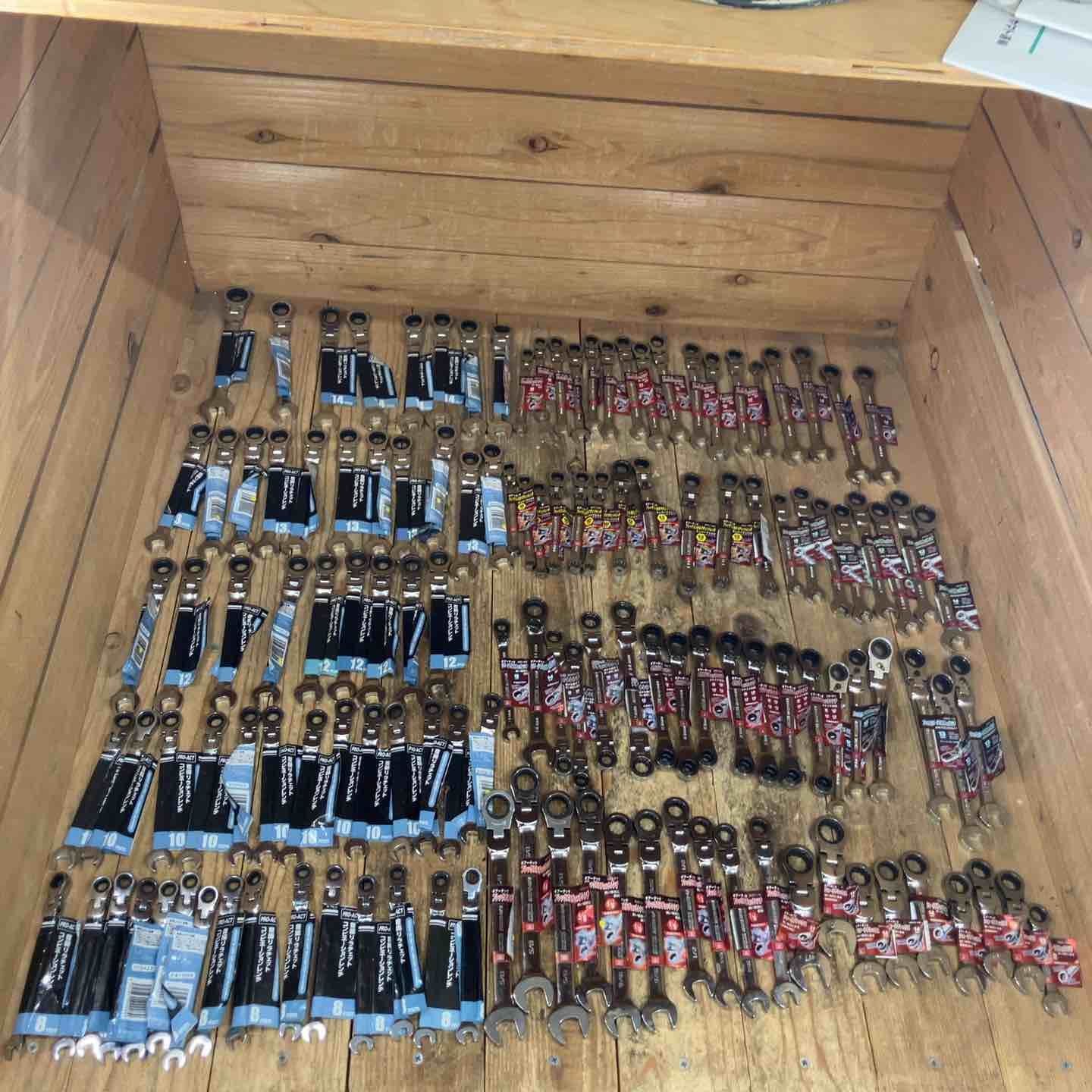 ギアレンチ まとめ サイズ 種類複数 首振り 切替式 メガネ コンビ コーナン SK11 約130点 約12㎏ 所沢店