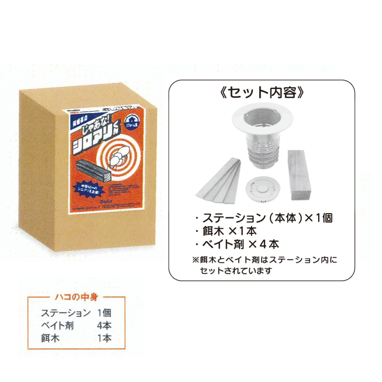 じゃあな シロアリくん シロアリ駆除 穴を掘り設置するだけのシロアリ駆除剤