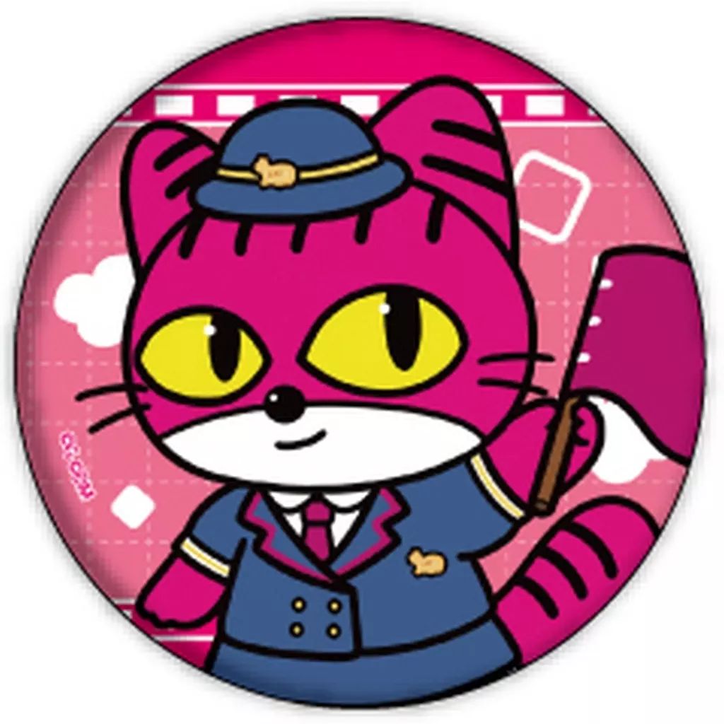中古】バッジ・ビンズ ねこちゃん 「たべっ子どうぶつ THE MOVIE 缶