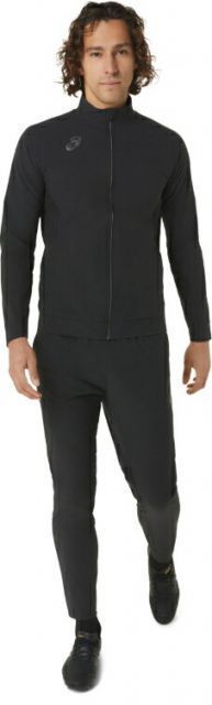 asics アシックス XX WOVEN TRACK PANT パフォーマンスブラック 5XL 2101A212 1 | スポーツ スポーツウェア サッカー フットサル ストレッチウーブントラックパンツ ジャージ 長ズボン はっ水 メンズ ス