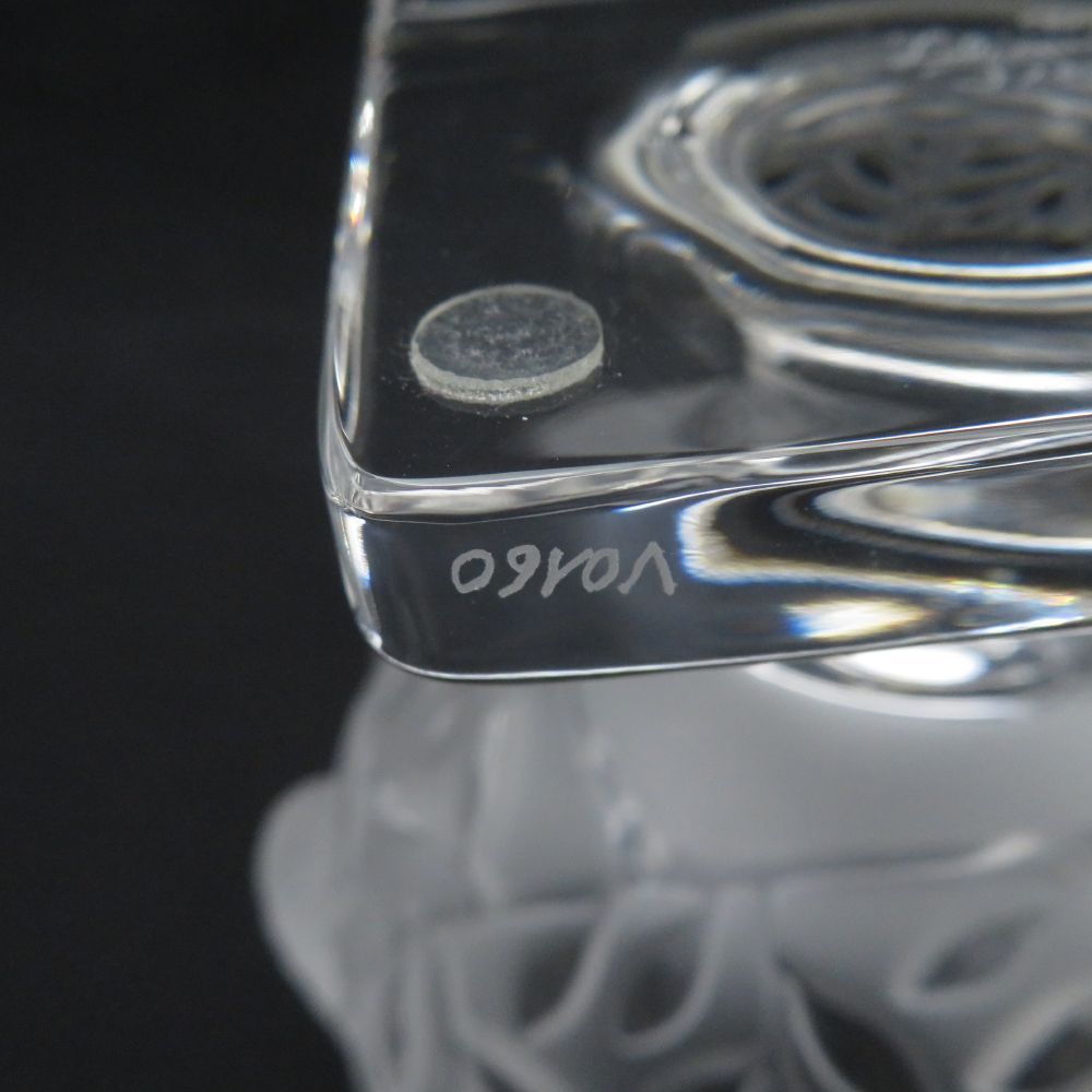 美品 LALIQUE ラリック エリザベス 花瓶 フラワーベース 花びん 花器