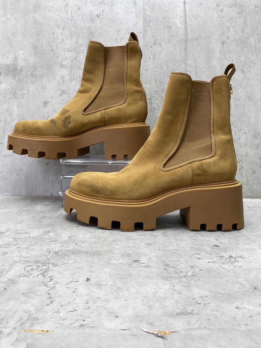ZARA ザラ スウェード トラックソールサイドゴア ブーツ size38