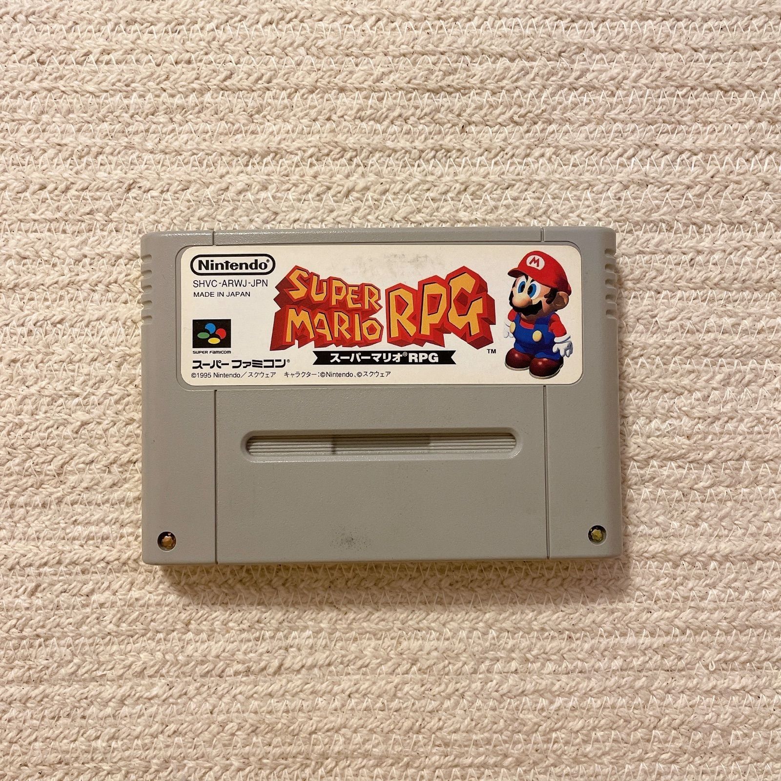動作未確認】SFC スーパーマリオRPG 箱・説明書付き ジャンク品