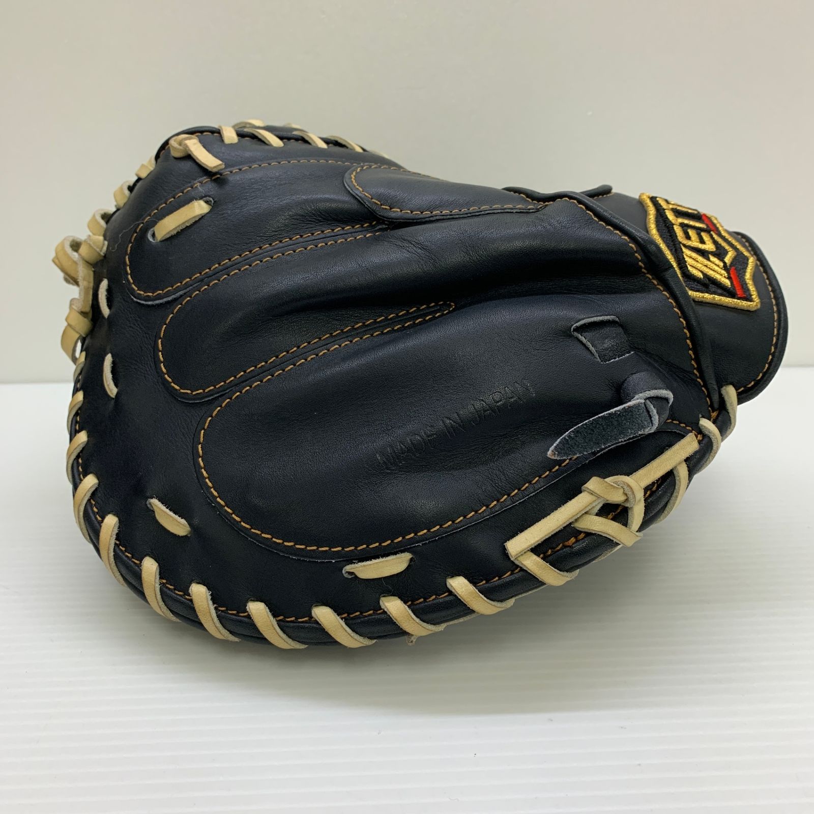 明日15時半まで ゼット ZETT ロステイタス 硬式 大人 一般 キャッチャーミット 捕手 グローブ グラブ 右投げ BPROCM820 品 箱 グローブ袋付き 野球 6477 MAX94%OFF!