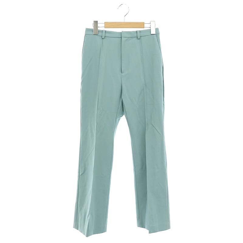 プラージュ Plage 22AW STRETCH BACK SLIT PANTS スラックスパンツ バックスリット ストレッチ 34 ライトブルー /HS ■OS