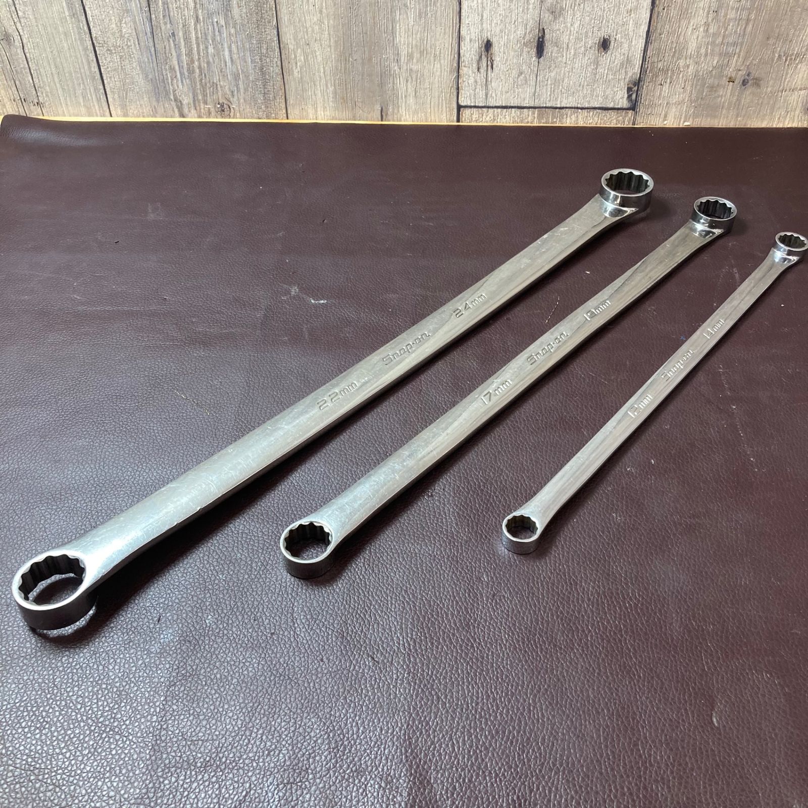 品 スナップオン Snap-on ロングストレートメガネレンチ XDHFM2224 1719 1214 3本セット 東大和店