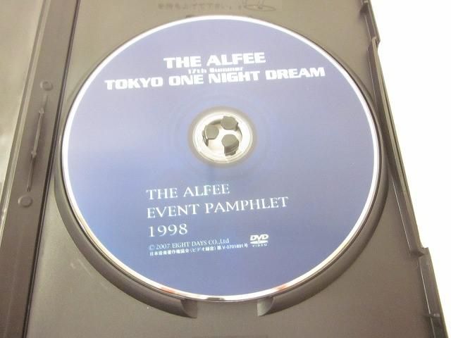 ミュージック THE ALFEE EVENT PAMPHLET 1998 DVD 中古品 THE ALFEE EVENT PAMPHLET 1998 LIVE DVD - メルカリ