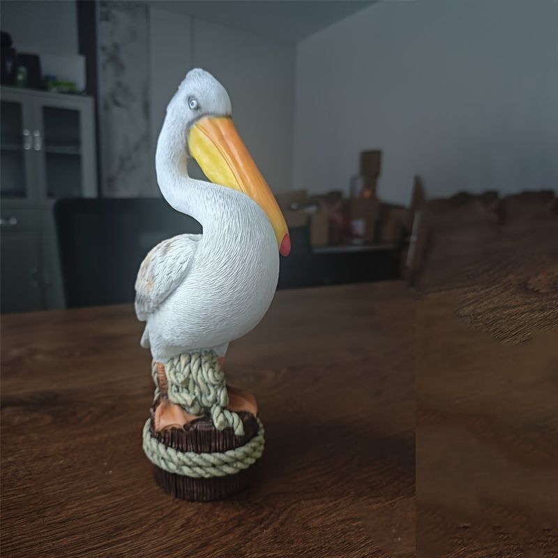 置物 オブジェ ガーデンオーナメント ペリカン 鳥 トリ 水鳥 室内 屋外
