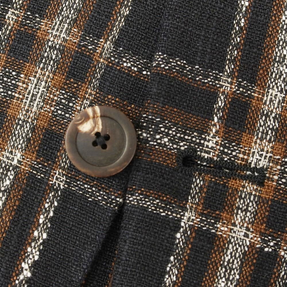 中古】タリアトーレ TAGLIATORE リネンコットン チェック テーラード  