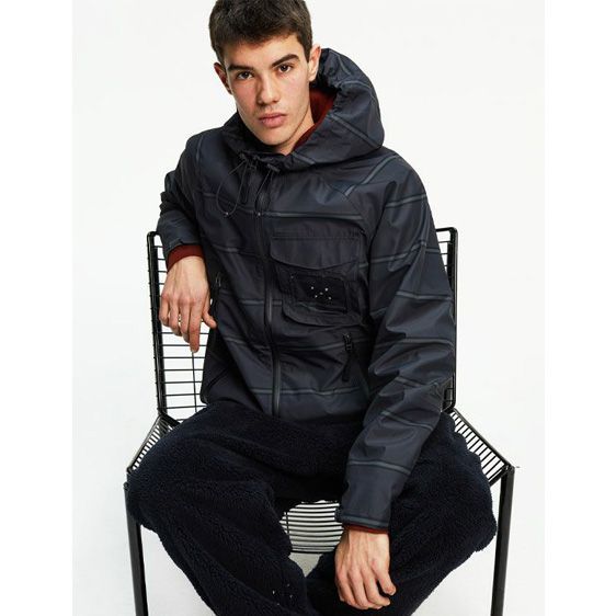 未使用 POP TRADING COMPANY 締め oracle jacket XL
