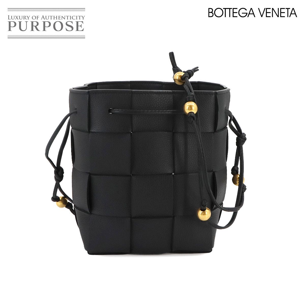 未使用 展示品 ボッテガ ヴェネタ BOTTEGA VENETA イントレチャート スモール カセット クロスボディ バケット ショルダー バッグ  90242211 - メルカリ