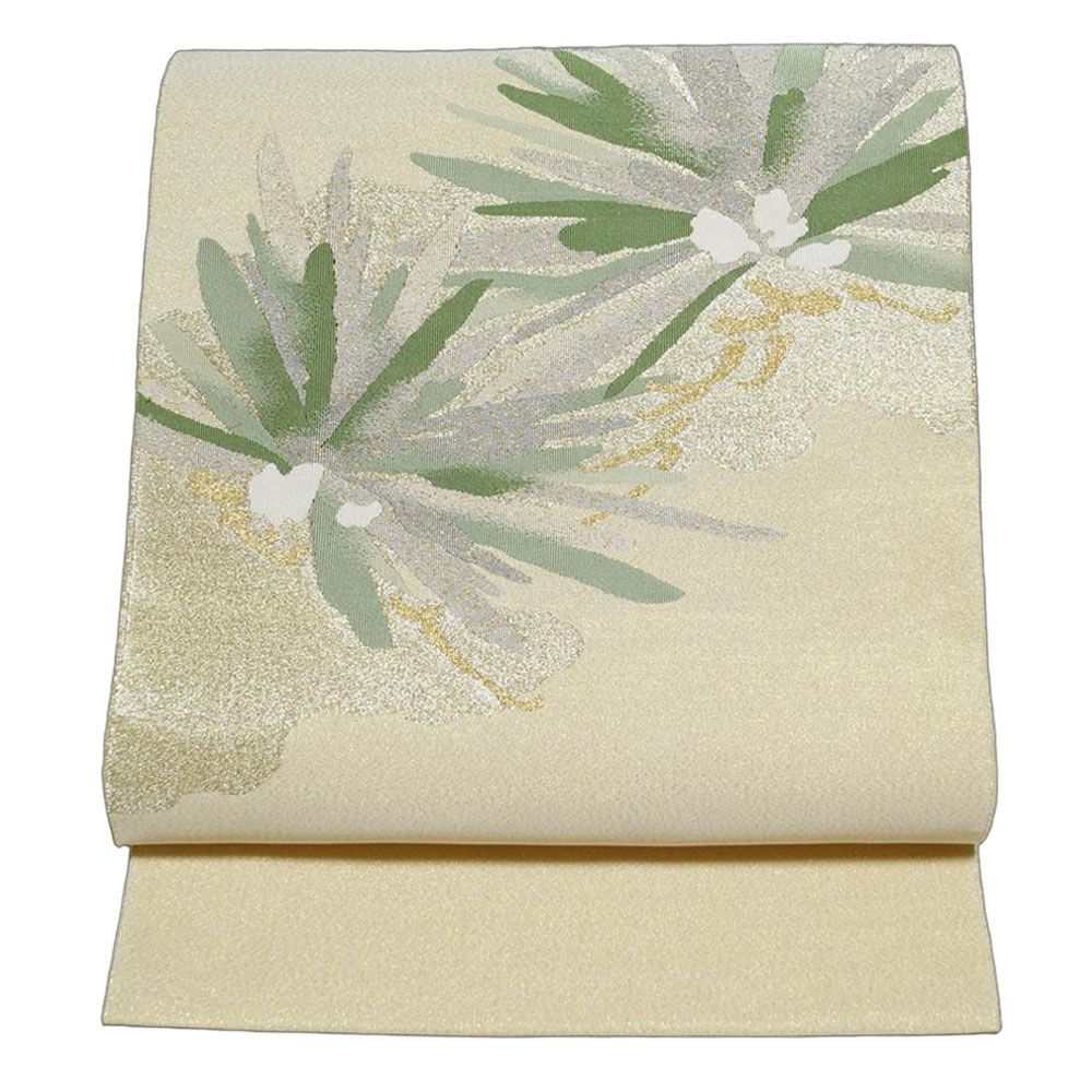 本つづれ勝山 袋帯 爪掻つづれ織 未使用品 暁山人作 松籟 桐箱付き