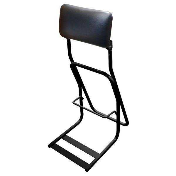 テンポラリーチェア Z オレンジ ミルキーホワイト 折りたたみ式 フォールディング 立ち姿勢作業サポート用品 作業者用 代引不可