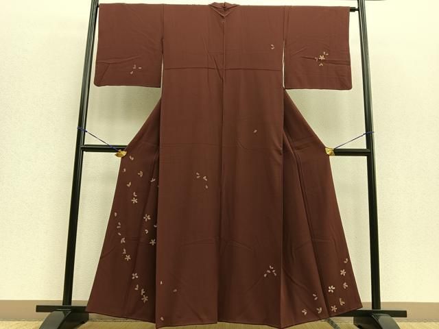 平和屋着物□訪問着 舞桜文 金彩 正絹 逸品 BAAR7427fw - メルカリ 