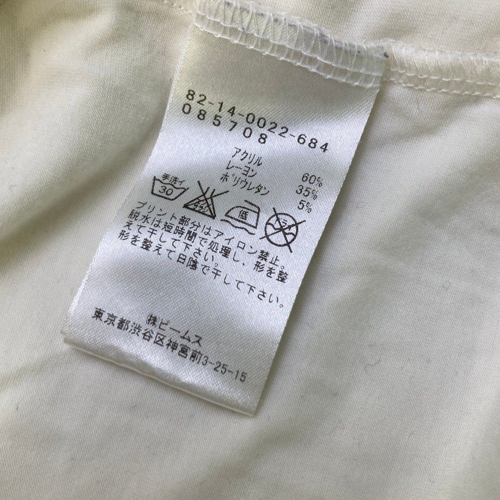 サイズ：XL BEAMS GOLF ビームスゴルフ  ハイネック 長袖Tシャツ  ホワイト系 [240101436476] ゴルフウェア メンズ ストスト サイズ：XL BEAMS GOLF ビームスゴルフ ハイネック 長袖Tシャツ