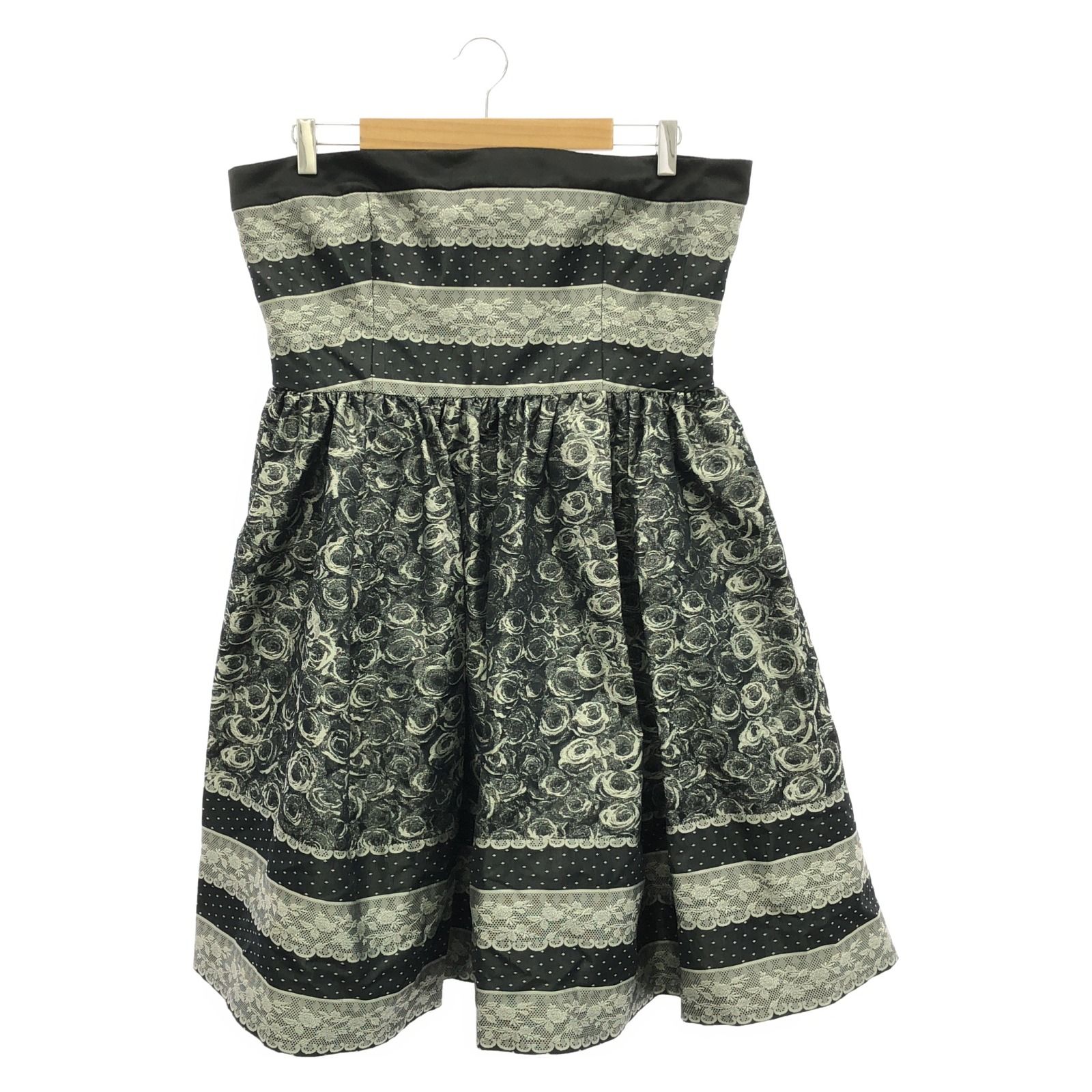 レッドヴァレンティノ RED VALENTINO ワンピース ワンピース FR3VS540-V2C698R グレー ポリエステル ワンピース レディース Used A