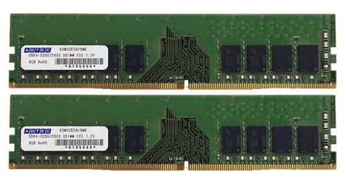 新品・在庫限即納】アドテック DDR4-2400 UDIMM ECC 8GBx2枚 1Rx8