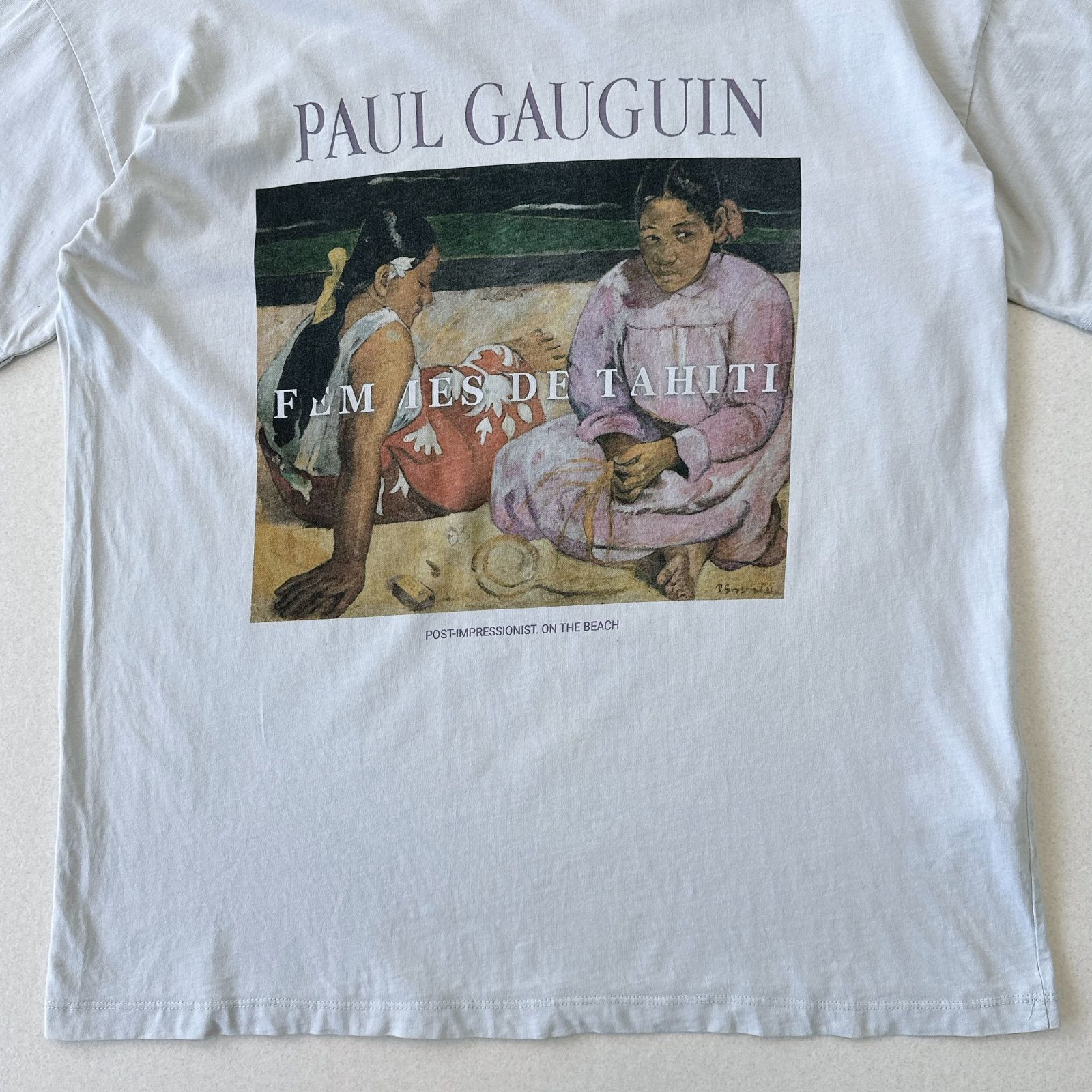 ポール・ゴーギャン タヒチの女 アート プリントTシャツ Paul ポール・ゴーギャン タヒチの女 アート プリントTシャツ Paul