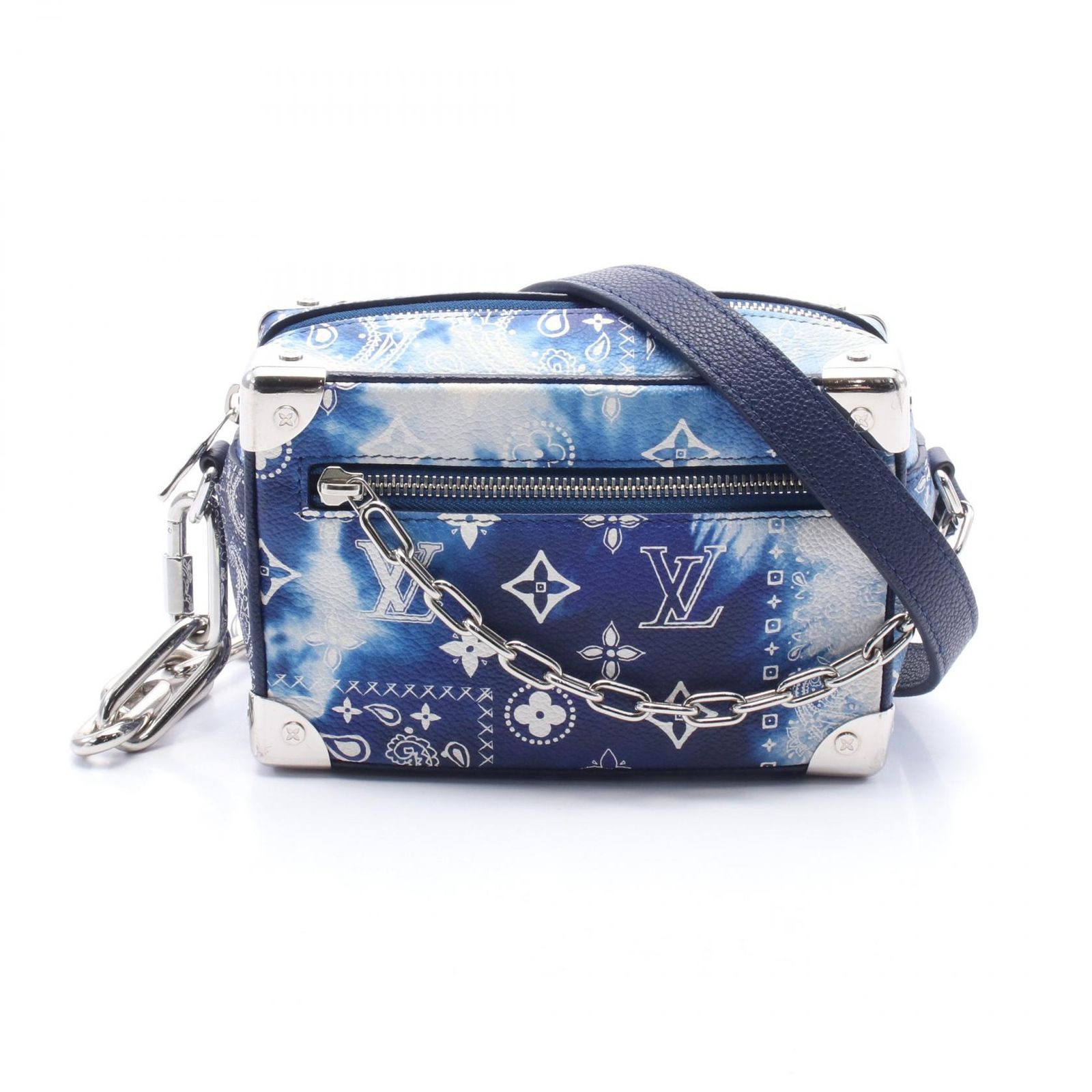 ルイ ヴィトン LOUIS VUITTON ショルダーバッグ ミニ ソフトトランク M20557 PVCコーティングキャンバス レザー ミニ ソフトトランク メンズ Used A