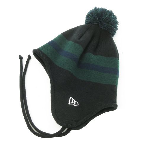 グリーンベイ・パッカーズ　NEW ERA　ニット帽　ポンポン ニューエラ NFL ニットキャップ PATCHED KNIT 2024 パッカーズ