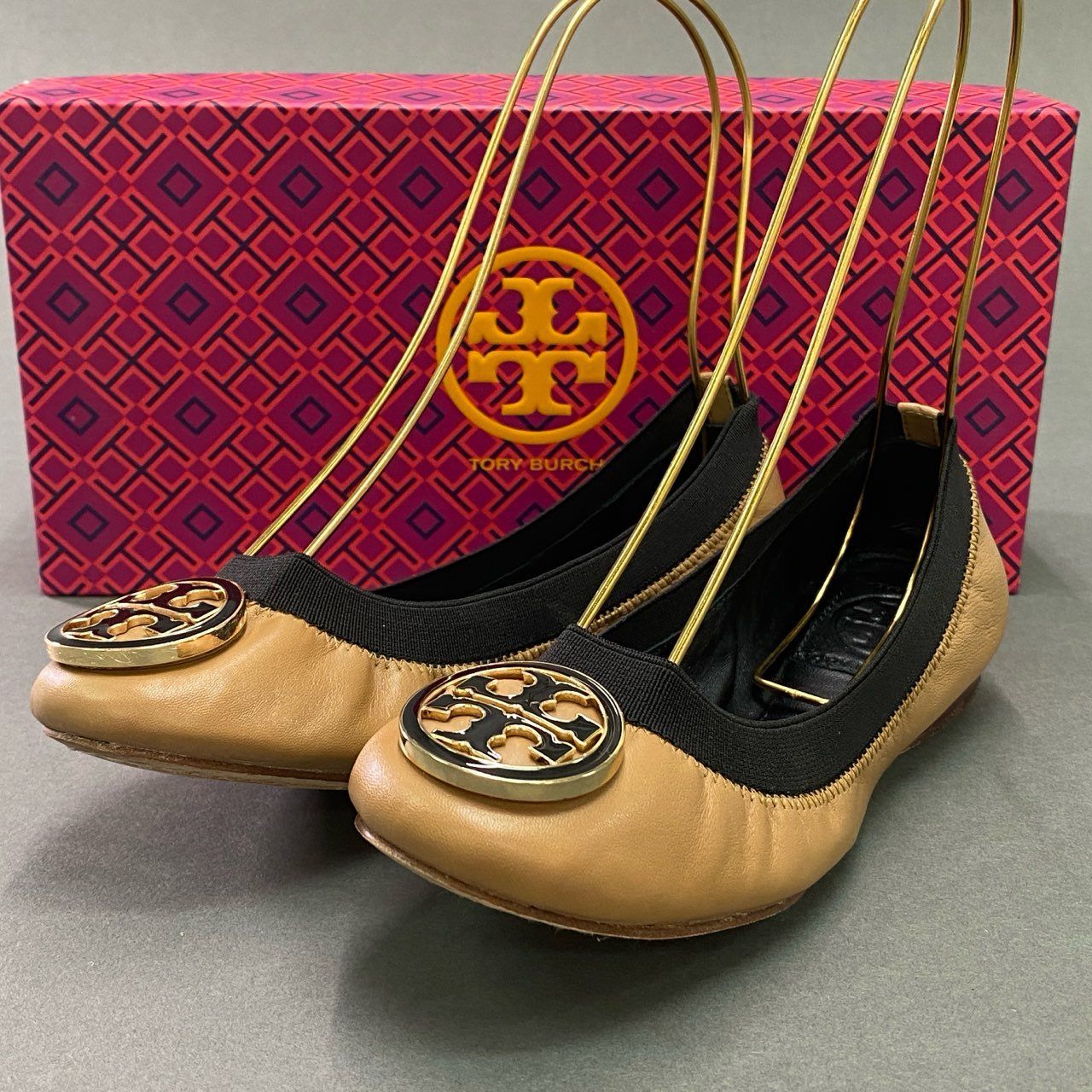 ☆美品☆トリーバーチ ミニー トラベル バレエ フラットシューズ