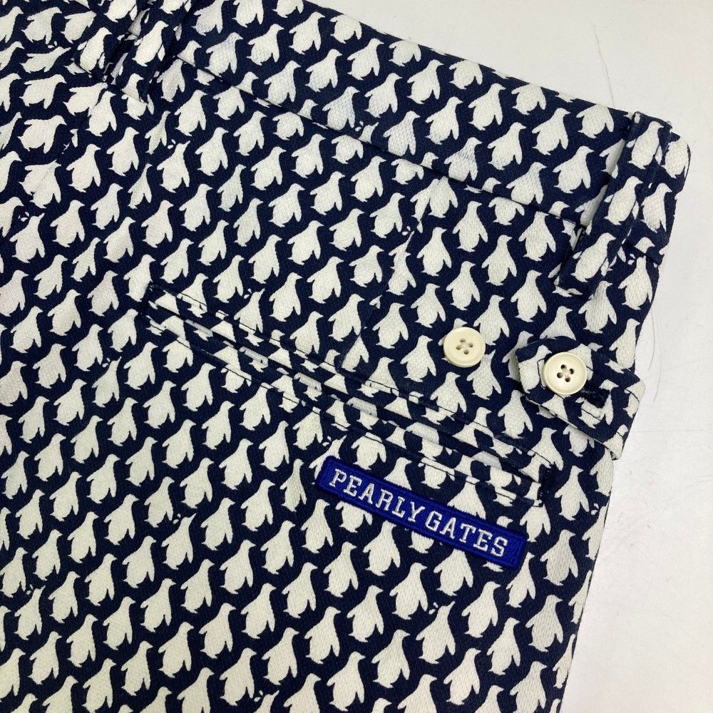 サイズ：3 PEARLY GATES パーリーゲイツ 053-9231605 パンツ ペンギン ネイビー系 [240101442228] ゴルフウェア メンズ ストスト PEARLY GATES パーリーゲイツ 053-9231605 パンツ ペンギン
