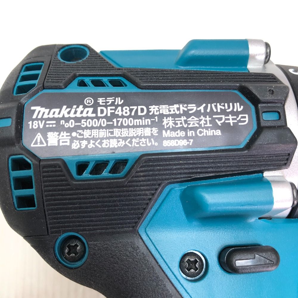 ◇◇MAKITA マキタ 充電式ドライバドリル 18ｖ ケース付き DF487D ブルー - メルカリ