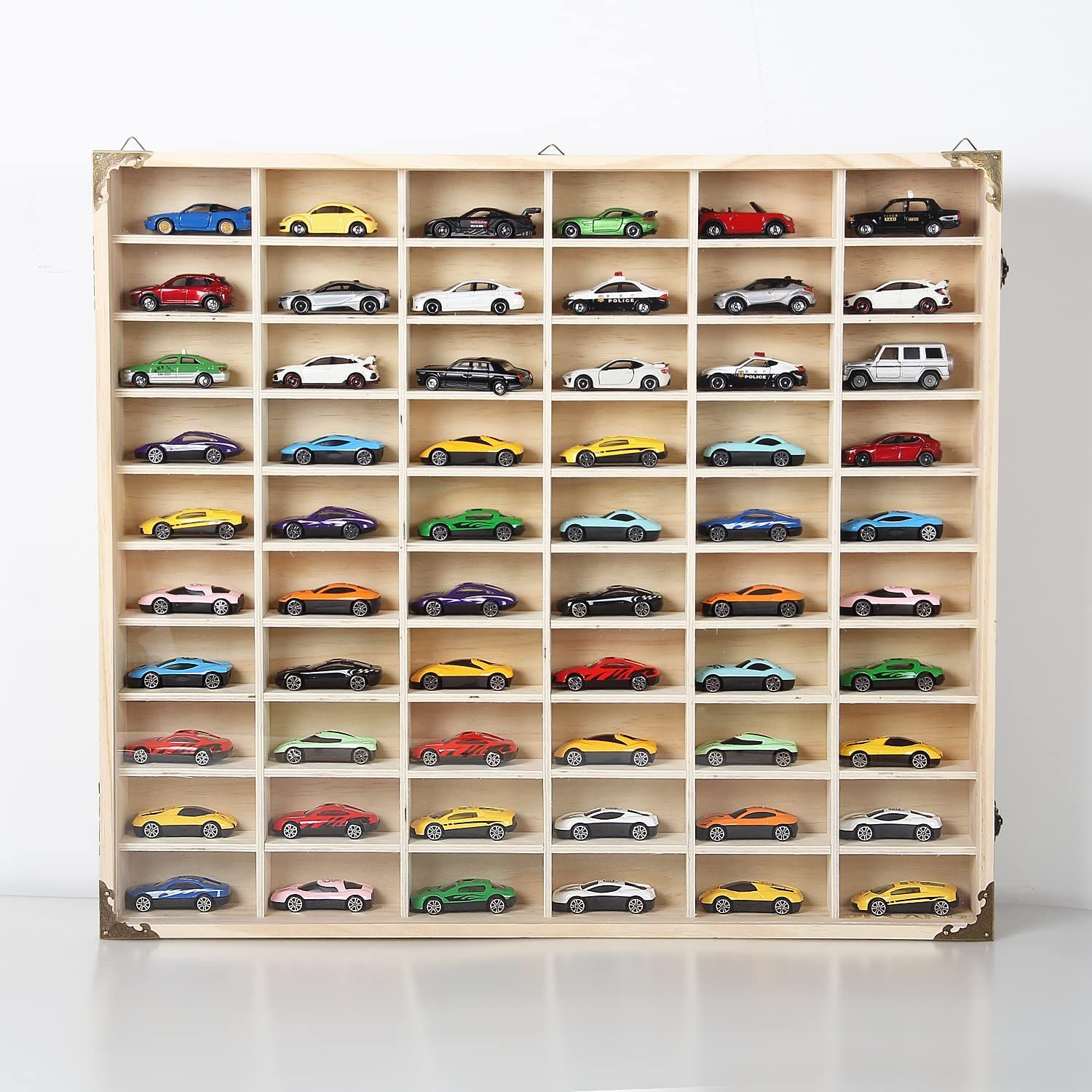カーズトミカ 107台 元箱&コレクションケース付き 新品 JPLAND トミカケース 1:64 最大60台収納可能 ミニカー展示
