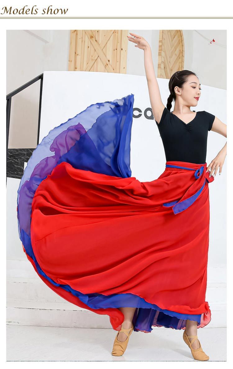 新品❣️未使用❣️ ❤️社交ダンス　ミディアムスカート　ブルーリボン❤️ ダンス衣装 スカート リバーシブル レディース 社交ダンス