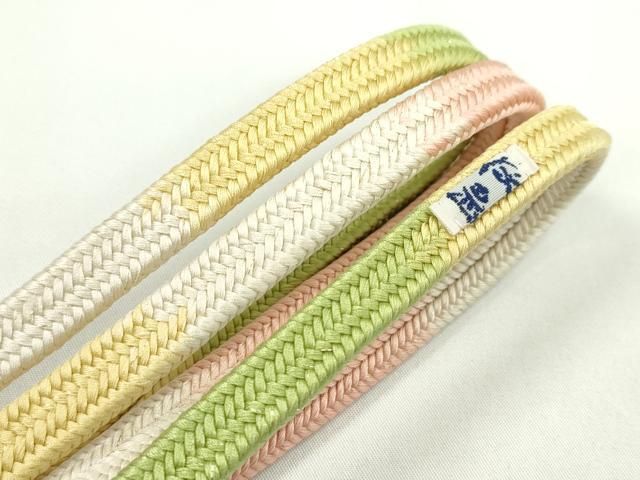 有職組紐道明　帯締め　唐組　　金糸　宮内庁御用　逸品　未使用 楽天市場】平和屋本店□極上 有職組紐道明 帯締め 冠組 宮内庁御用