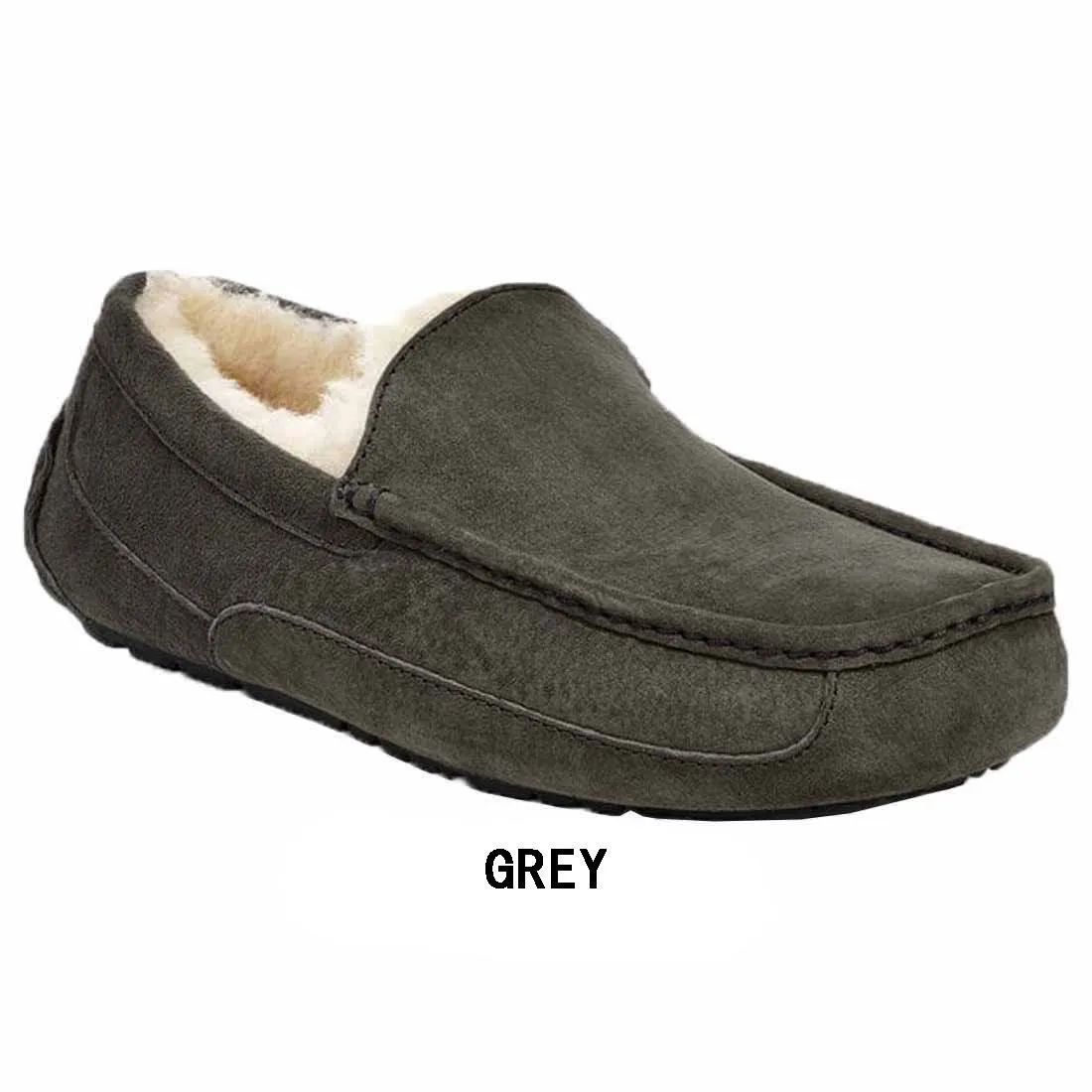 UGG(アグ)メンズ モカシン ムートン アスコット ASCOT 1101110 GREY