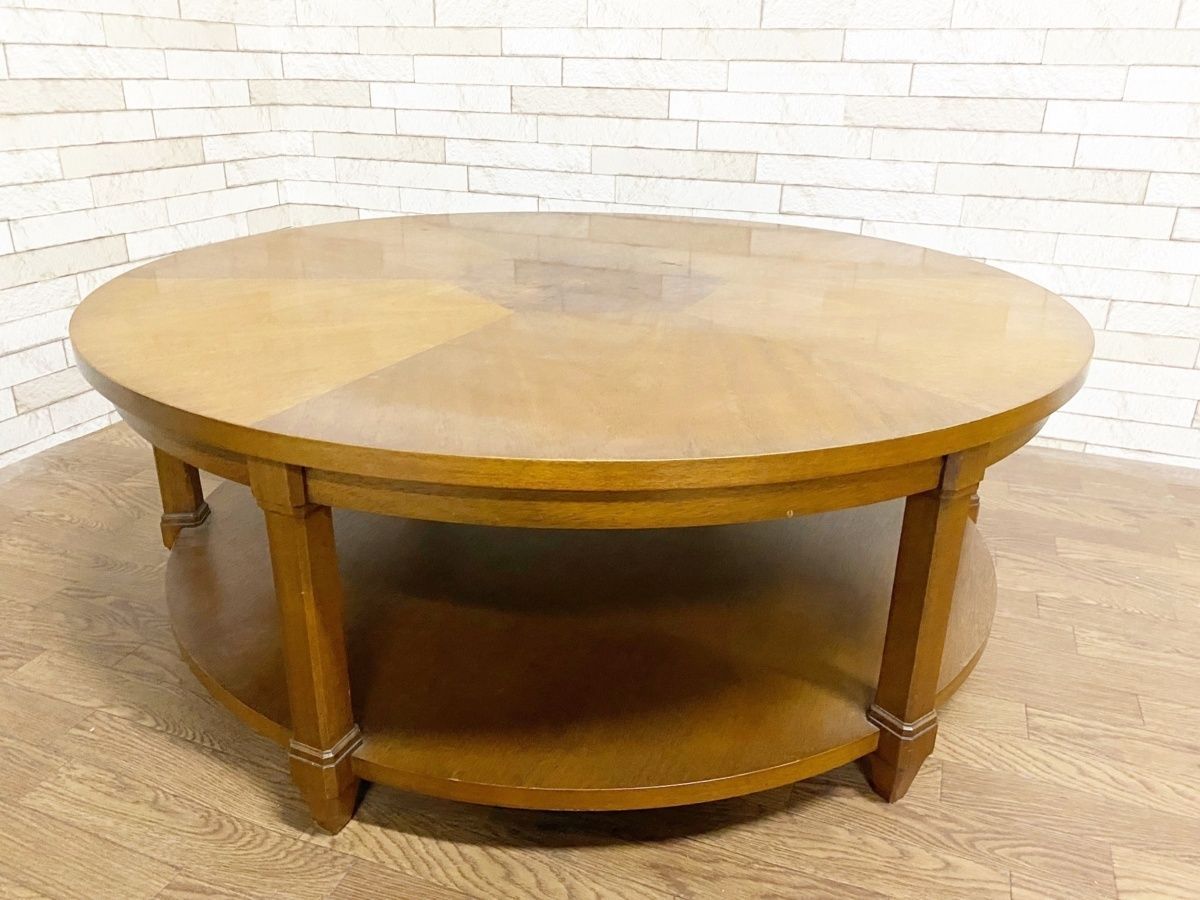 DREXEL HERITAGE/ドレクセルヘリテイジ/トライユン円形ローテーブル