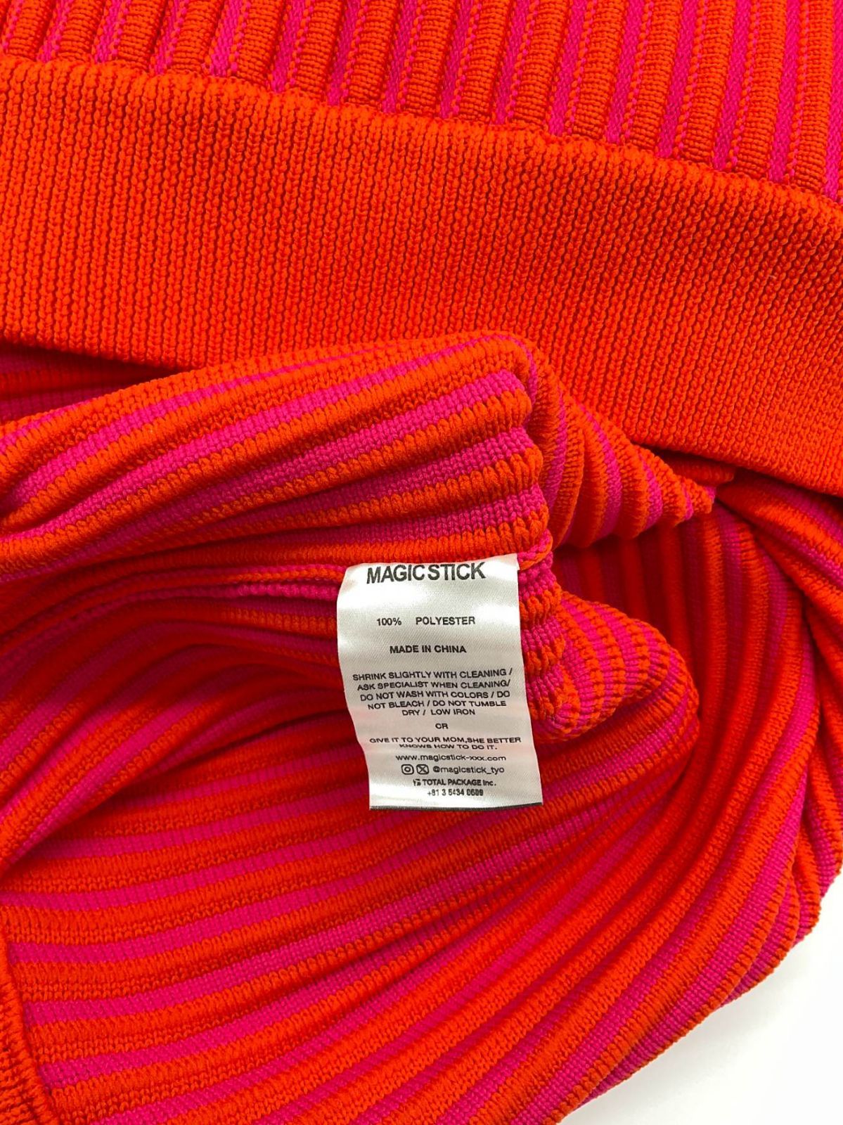 新品 MAGIC STICK マジックスティック XL オレンジ 2トーンリブ