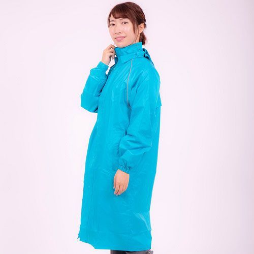 トキワ 雨先案内人 サイクルコート ターコイズブルー Mサイズ 3193-TQ-M