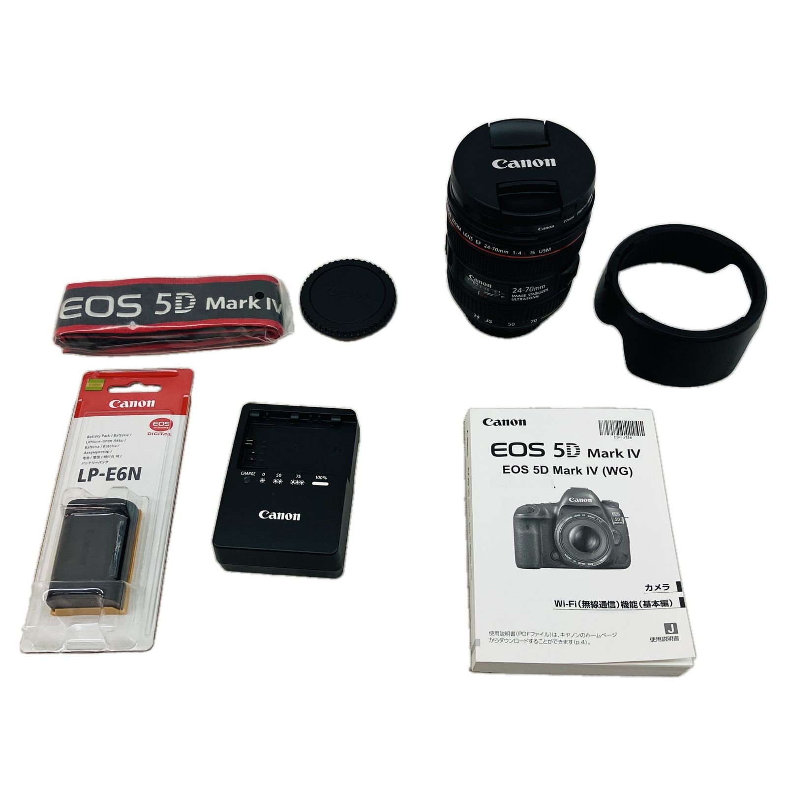 CANON キャノン EOS 5 D Mark IV デジタル一眼レフ カメラ LENS EF 24 70 mm