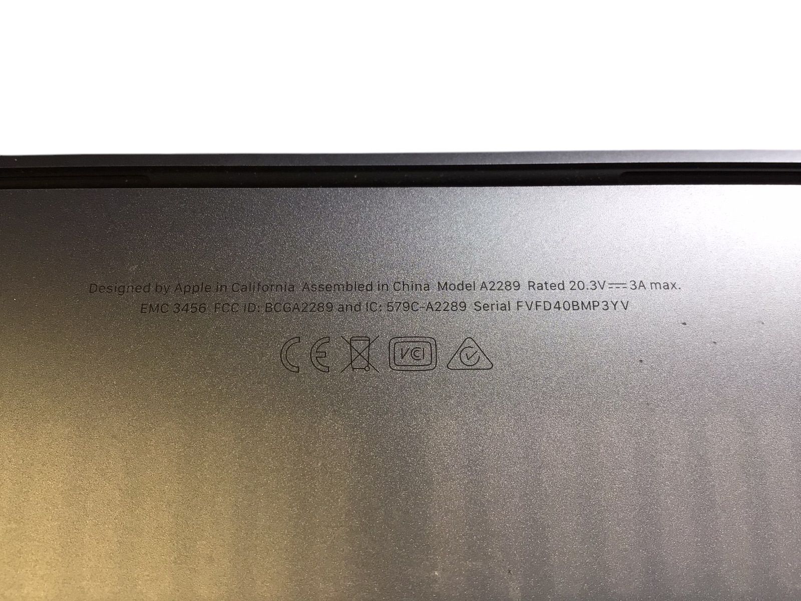 na264【ジャンク】MacBook Pro A2289◇基板欠品◇ネジ欠品 【公式通販】