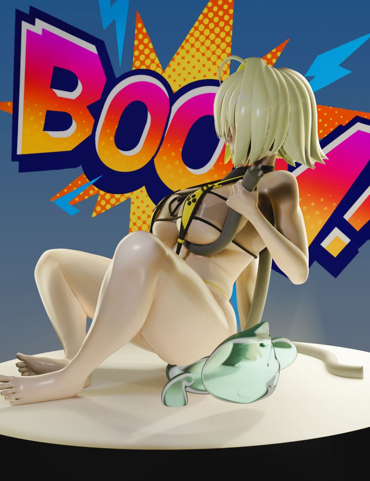 早いもの勝ち 勝利の女神 NIKKE 正規ガレージキット 水着エレグ 1 7スケール