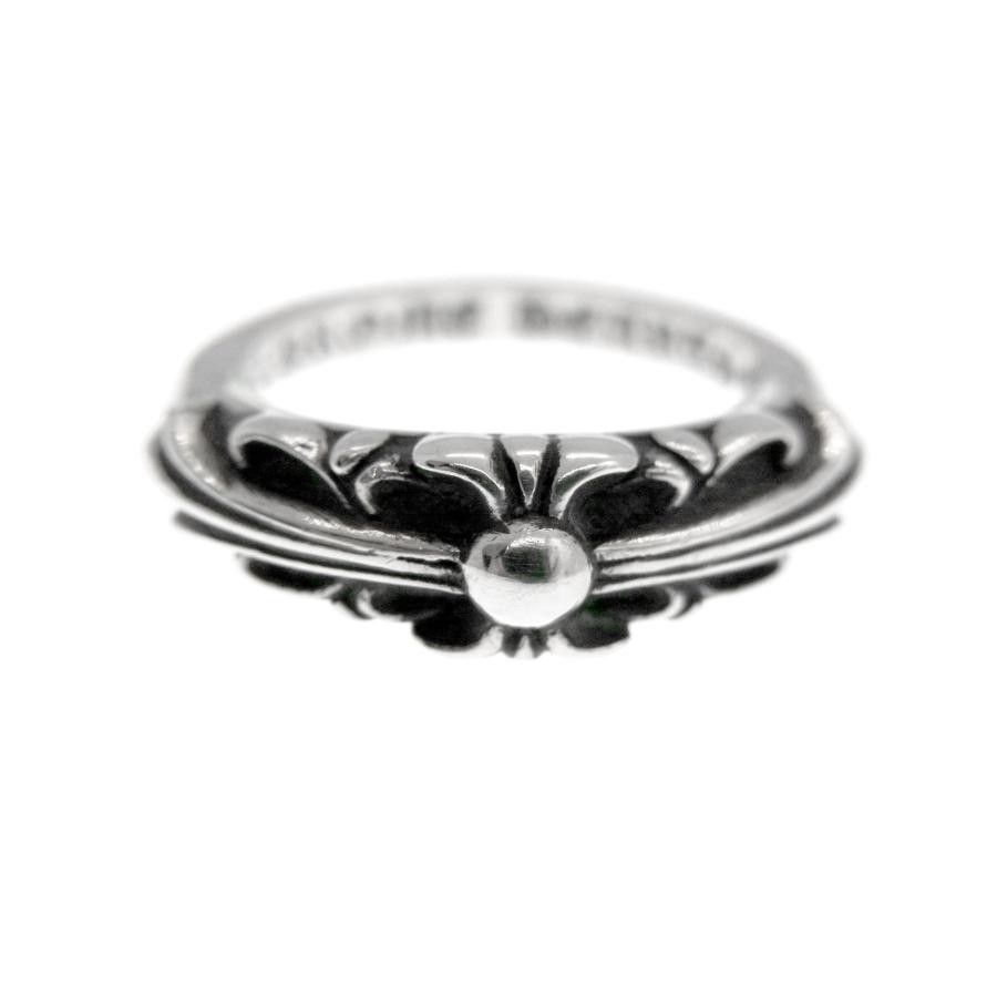 クロムハーツ CHROME HEARTS 【 BABY CLASSIC FLRL CRS 】 ベイビークラシック フローラル クロス リング　37723