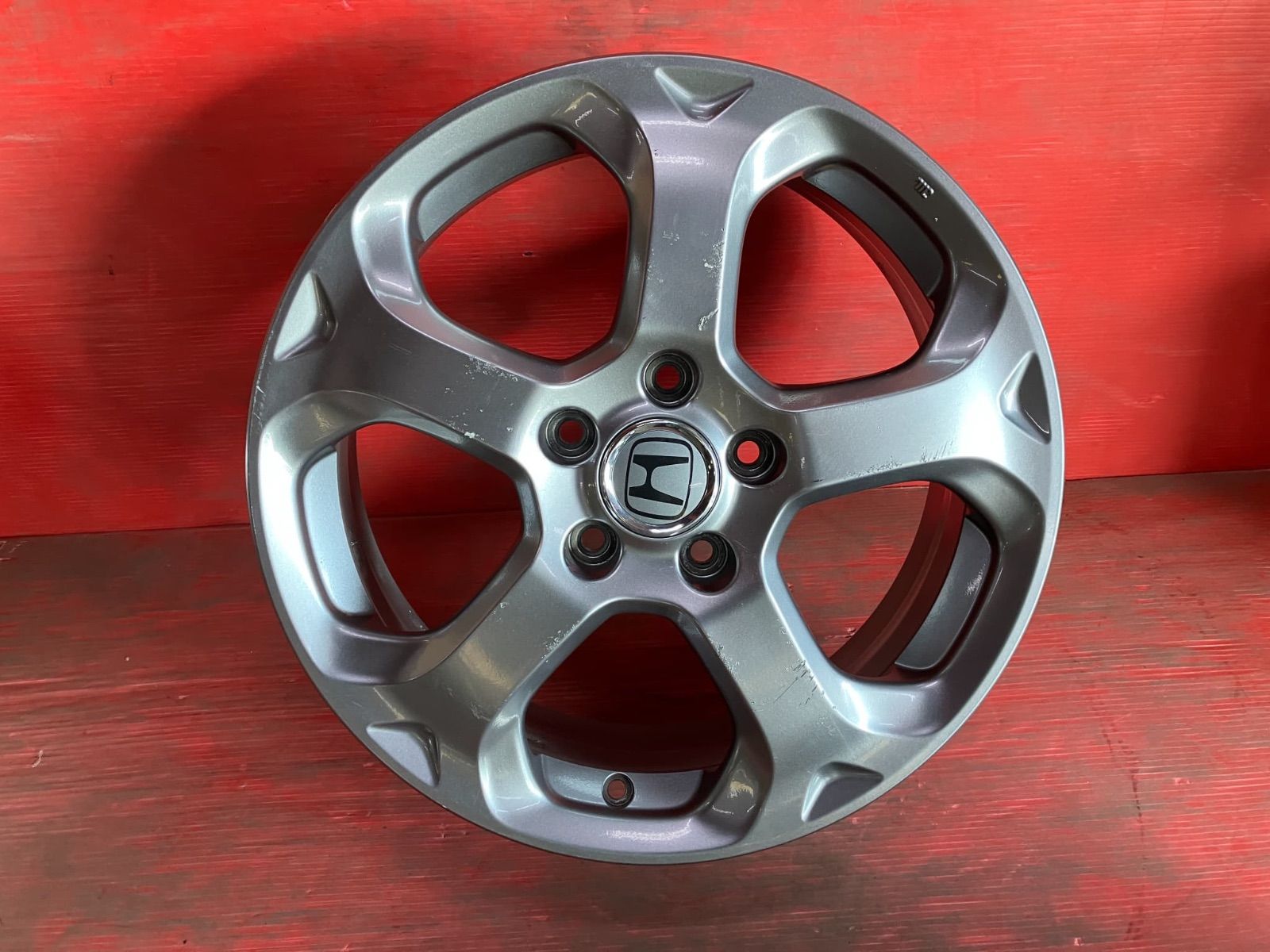 ホイール 17x6.0 55 114.3 5H ホンダ ストリーム純正 4本SET