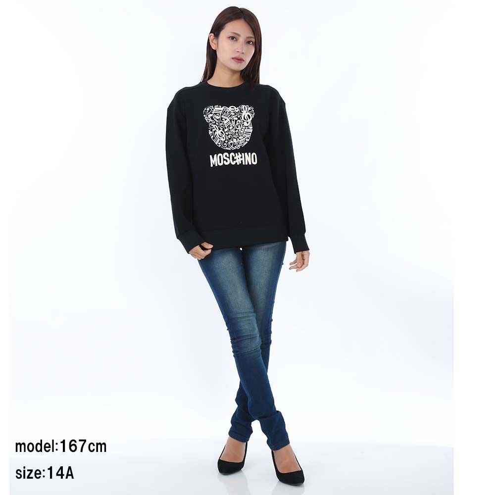 MOSCHINO KIDS モスキーノキッズ HMF099 LDA58 60100 スウェット 大人もOK