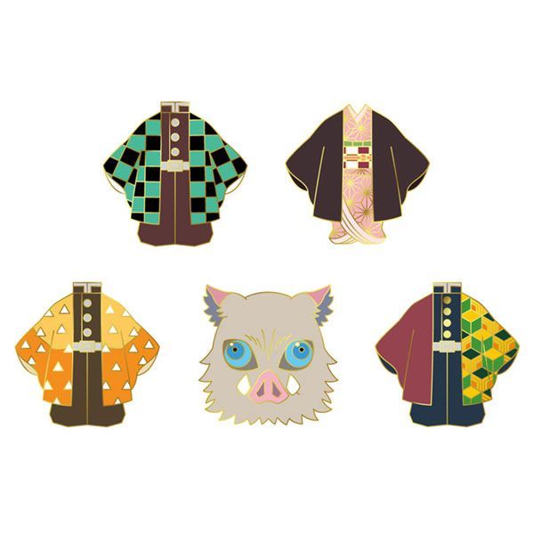 鬼滅の刃 ダイキャストピンバッジ 全5種セット - メルカリ