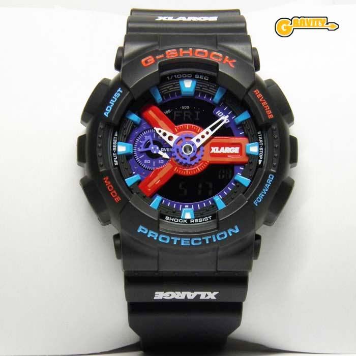 CASIO(カシオ)G-SHOCK(ジーショック)Gショックメンズ 腕時計 デジタルウオッチ アパレルブランド コラボ GA-110  X-LARGE(エクストララージ) 30周年記念モデル【極美中古】 - メルカリ