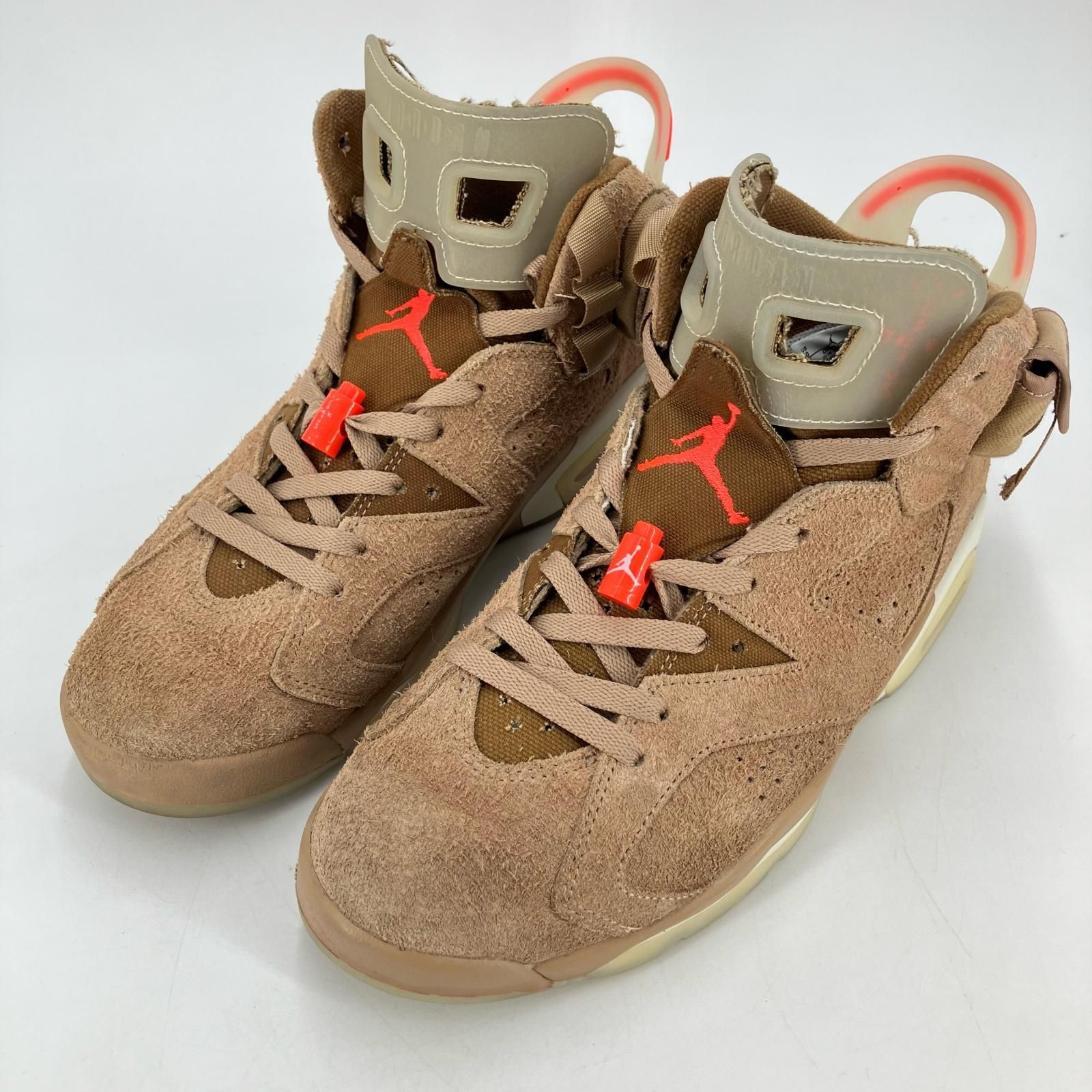 【イオン広店】 中古 NIKE AIR JORDAN | ナイキ　エアー　ジョーダン スニーカー Travis Scott × Nike Air Jordan 6 'British Khaki' DH0690-200 ブラウン 28cm 【126】