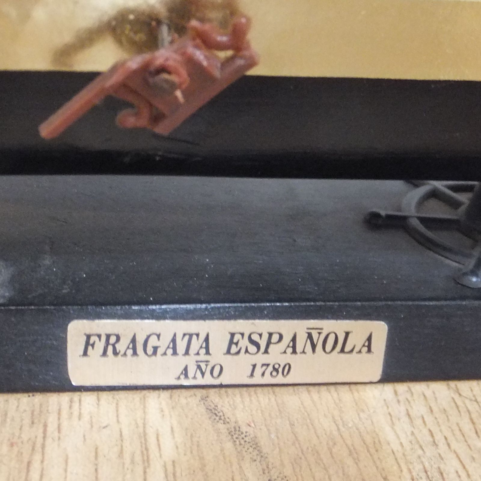 R510 アンティーク FRAGTA ESPANOLA ANO1780 特大 帆船模型 現状 10